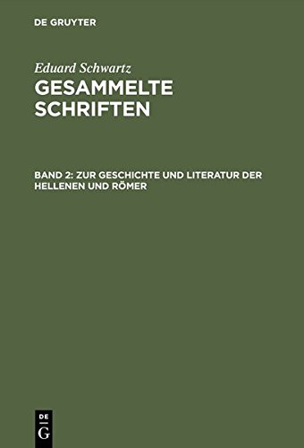 Zur Geschichte und Literatur der Hellenen und Rmer [Hardcover]