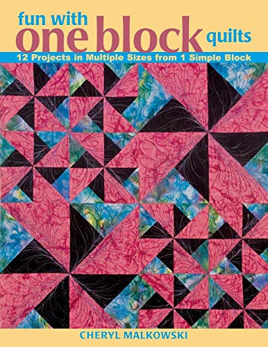 Fun with One Block Quilts 12 Projects in Multiple Sizes from 1 Simple Block [Paperback]