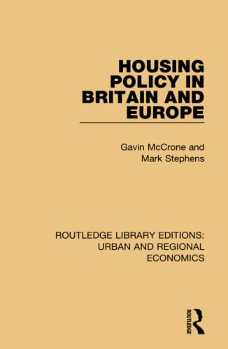 Housing Policy in Britain and Europe [Hardcover]