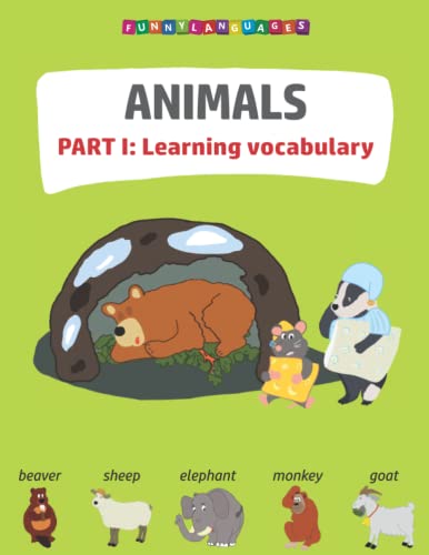 English Vocabulary For Kids. Animals. Part 1.
