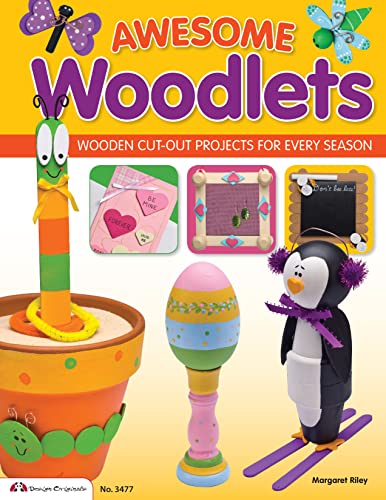 Awesome Woodlets Wooden Cut-Out Projects for Every Season [Paperback]