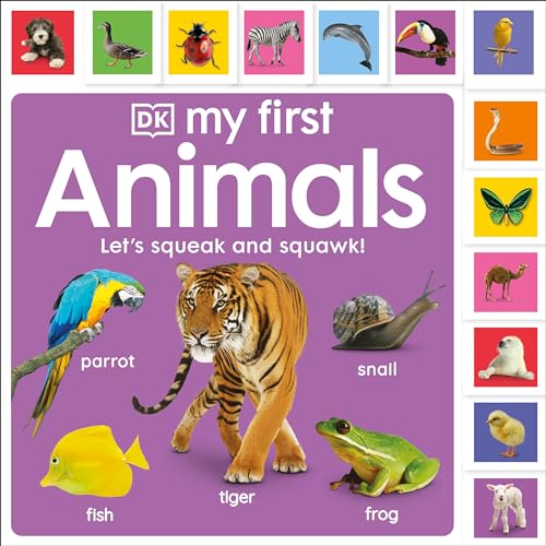 My First Animals Let's Squeak and Squawk [Board book]