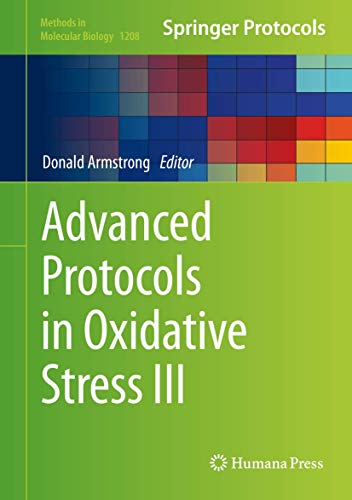 Advanced Protocols in Oxidative Stress III [Hardcover]