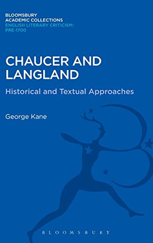 Chaucer and Langland Historical and Textual Approaches [Hardcover]