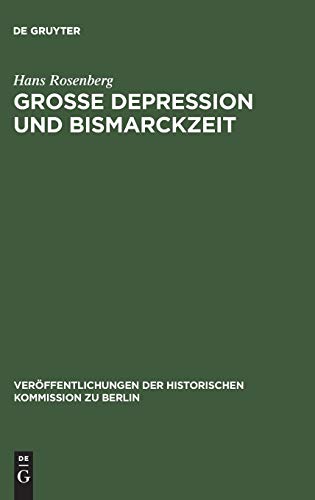 Grosse Depression und Bismarckzeit  Wirtschaftsablauf, Gesellschaft und Politik [Hardcover]