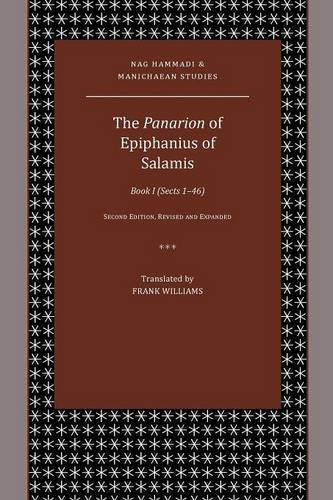 The Panarion Of Epiphanius Of Salamis Book I (sects 146) [Paperback]