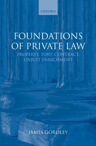 Foundations of Private Law Property, Tort, Contract, Unjust Enrichment [Paperback]