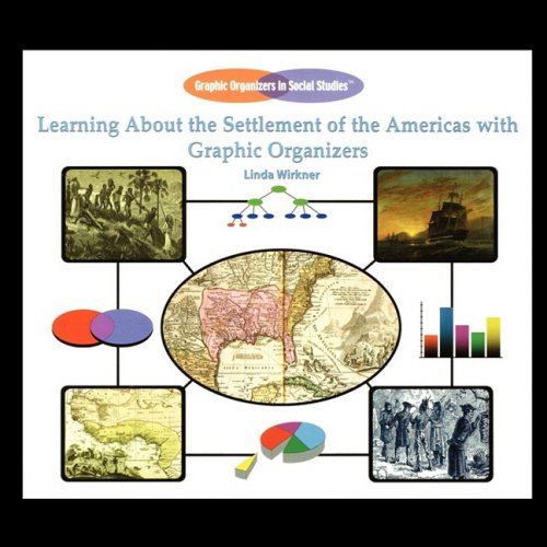 Learning About The Settlement Of The Americas With Graphic Organizers [Paperback]