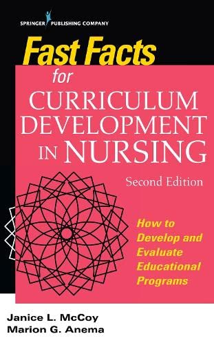 Fast Facts for Curriculum Development in Nursing How to Develop & Evaluate  [Paperback]