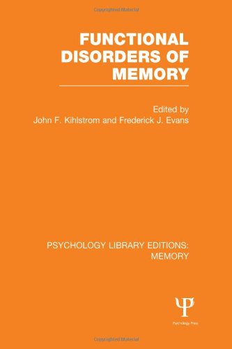 Functional Disorders of Memory (PLE Memory) [Hardcover]