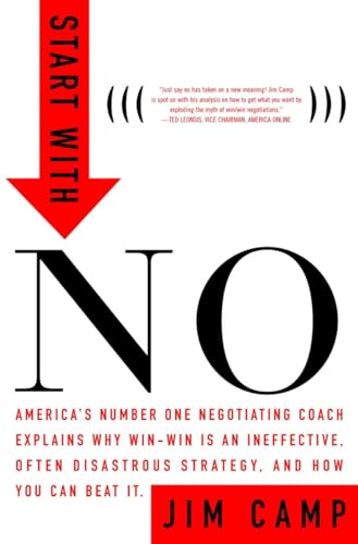 Start with No The Negotiating Tools That the Pros Don't Want You to Know [Hardcover]