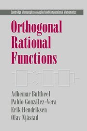 Orthogonal Rational Functions [Hardcover]