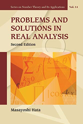 Problems And Solutions In Real Analysis 2nd Edition (series On Number Theory An [Paperback]