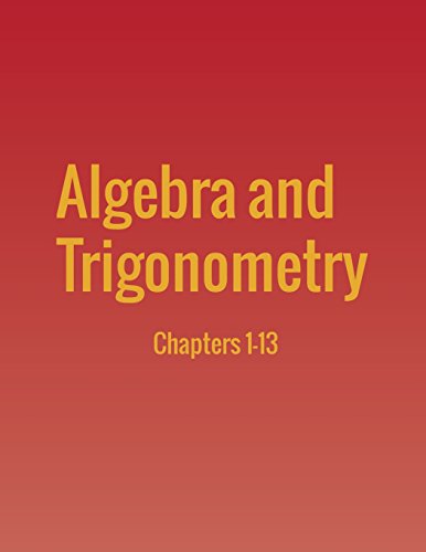 Algebra and Trigonometry [Paperback]