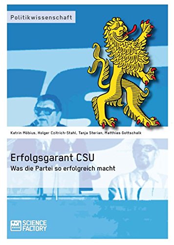Erfolgsgarant Csu [Paperback]