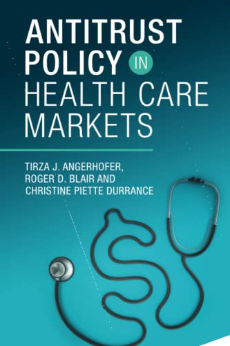 Antitrust Policy in Health Care Markets [Paperback]