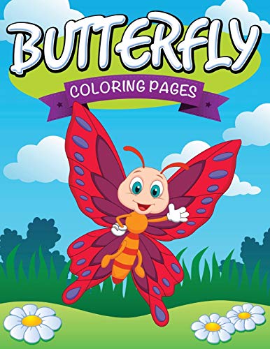 Butterfly Coloring Pages [Paperback]