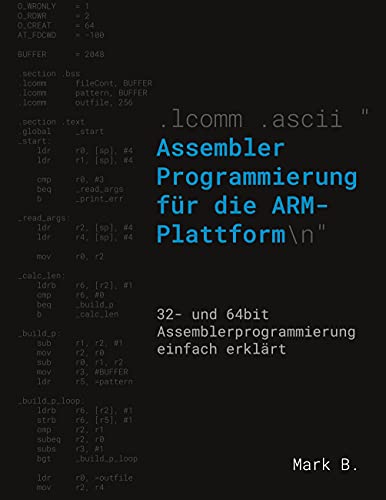 Assembler Programmierung Fur Die Arm-Plattform
