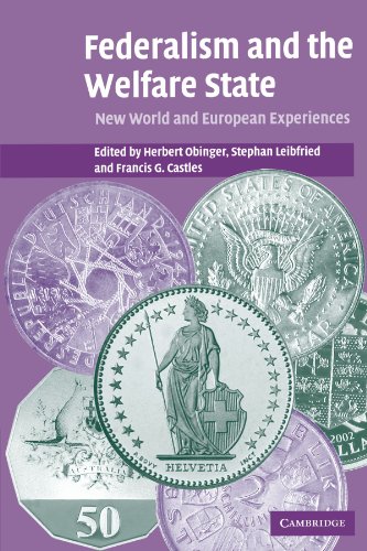 Federalism and the Welfare State New World and European Experiences [Paperback]