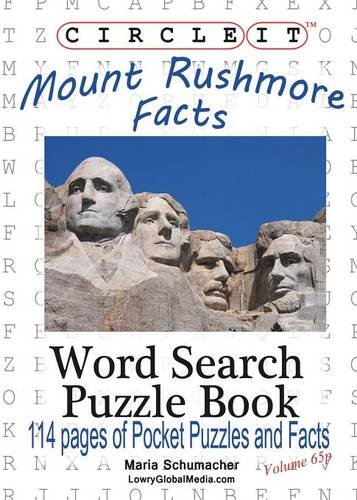 Circle It, Mount Rushmore Facts, Pocket Size, Word Search, Puzzle Book [Paperback]