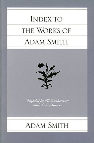 Index to the Works of Adam Smith [Paperback]