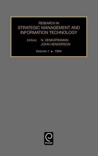 Research in Strategic Management and Information Technology [Hardcover]