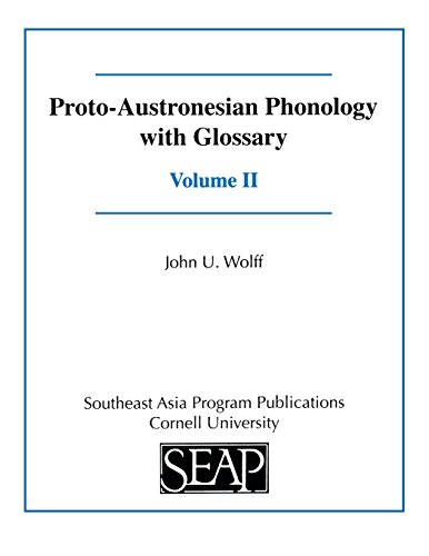 2 Proto-Austronesian Phonology With Glossary [Paperback]