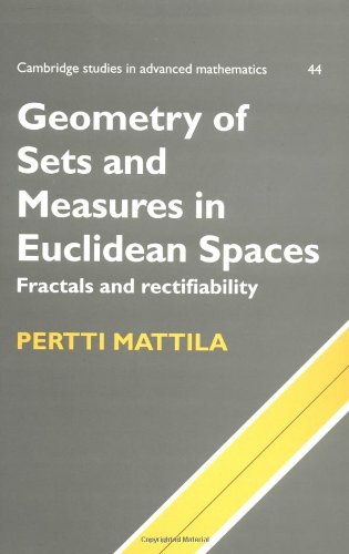 Geometry of Sets and Measures in Euclidean Spaces Fractals and Rectifiability [Paperback]
