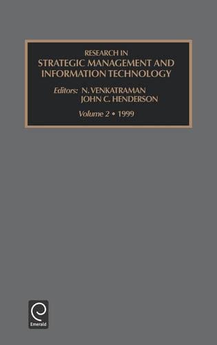 Research in Strategic Management and Information Technology [Hardcover]