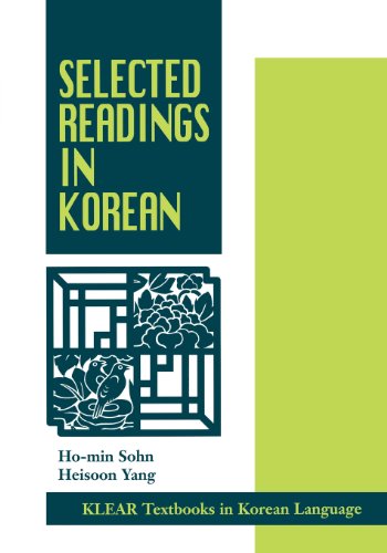 Selected Readings In Korean (klear Textbooks In Korean Language) [Paperback]