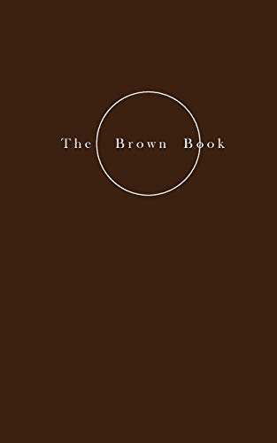 Brown Book - on Nourishment [Paperback]