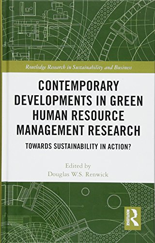 Contemporary Developments in Green Human Resource Management Research Towards S [Hardcover]