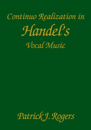 Continuo Realization in Handel's Vocal Music [Paperback]