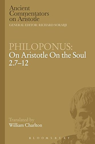 Philoponus On Aristotle On the Soul 2.7-12 [Paperback]