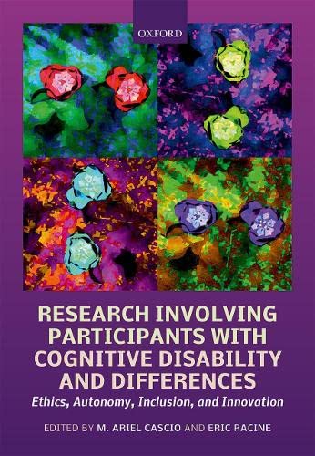 Research Involving Participants with Cognitive Disability and Differences Ethic [Hardcover]