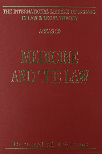 Medicine and the Law [Hardcover]