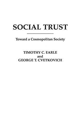 Social Trust Toward A Cosmopolitan Society [Hardcover]