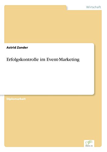 Erfolgskontrolle Im Event-Marketing [Paperback]