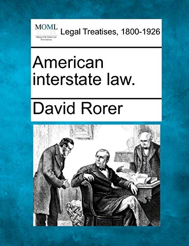 American Interstate Law. [Paperback]