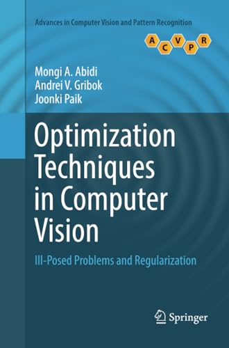 Optimization Techniques in Computer Vision Ill-Posed Problems and Regularizatio [Paperback]