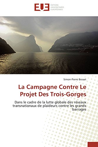 La Campagne Contre Le Projet Des Trois-Gorges Dans Le Cadre De La Lutte Globale [Paperback]
