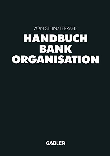 Handbuch Bankorganisation [Paperback]