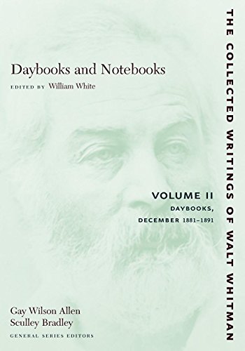 Daybooks and Notebooks Volume II Daybooks, December 1881-1891 [Paperback]