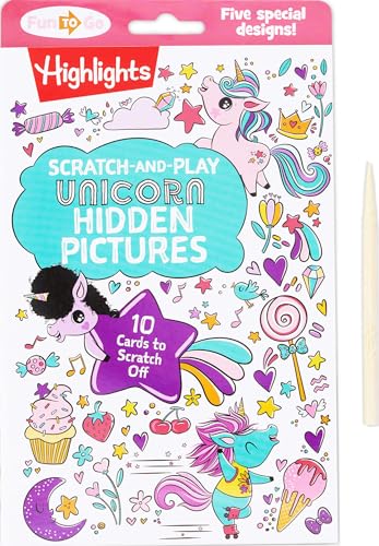 Scratch-and-Play Unicorn Hidden Pictures [Paperback]