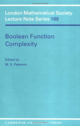 Boolean Function Complexity [Paperback]
