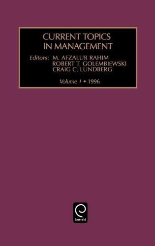 Current Topics in Management [Hardcover]