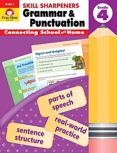 Skill Sharpeners Grammar and Punctuation, Grade 4 [Paperback]