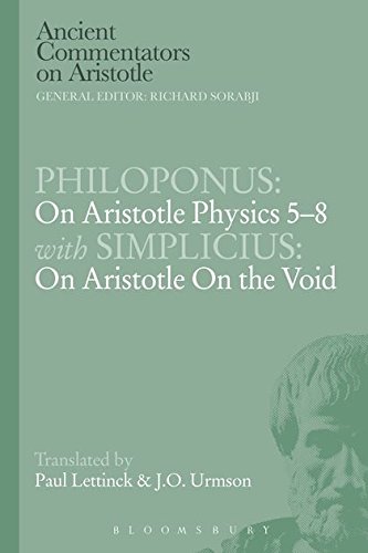 Philoponus On Aristotle Physics 5-8 with Simplicius On Aristotle on the Void [Paperback]