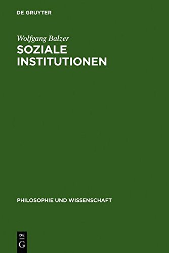 Soziale Institutionen [Hardcover]