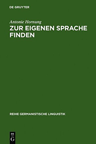 Zur Eigenen Sprache Finden  Modell Einer Plurilingualen Schreibdidaktik [Hardcover]